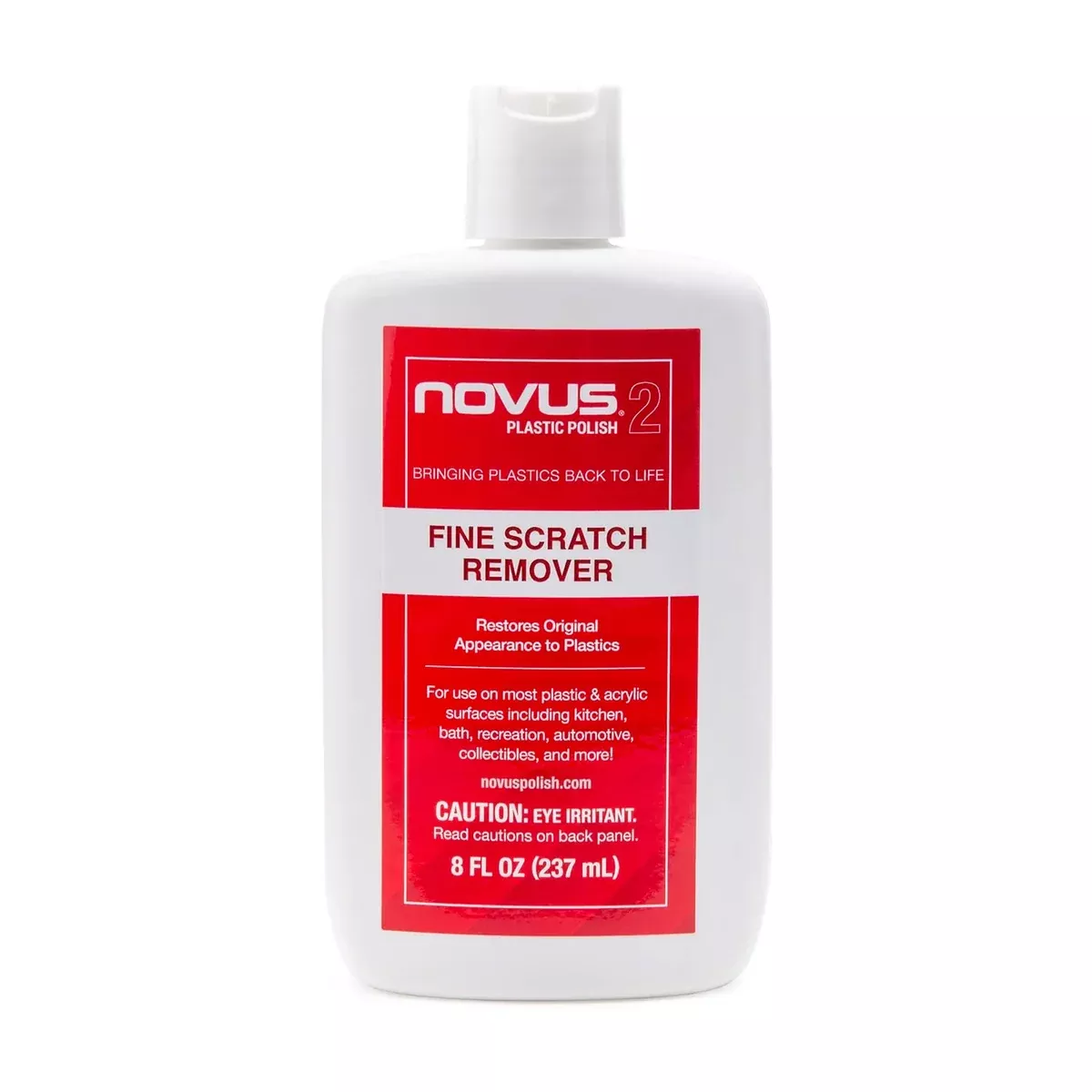 NOVUS Plastic Polish #2 - Fine Scratch Remover - 8 oz