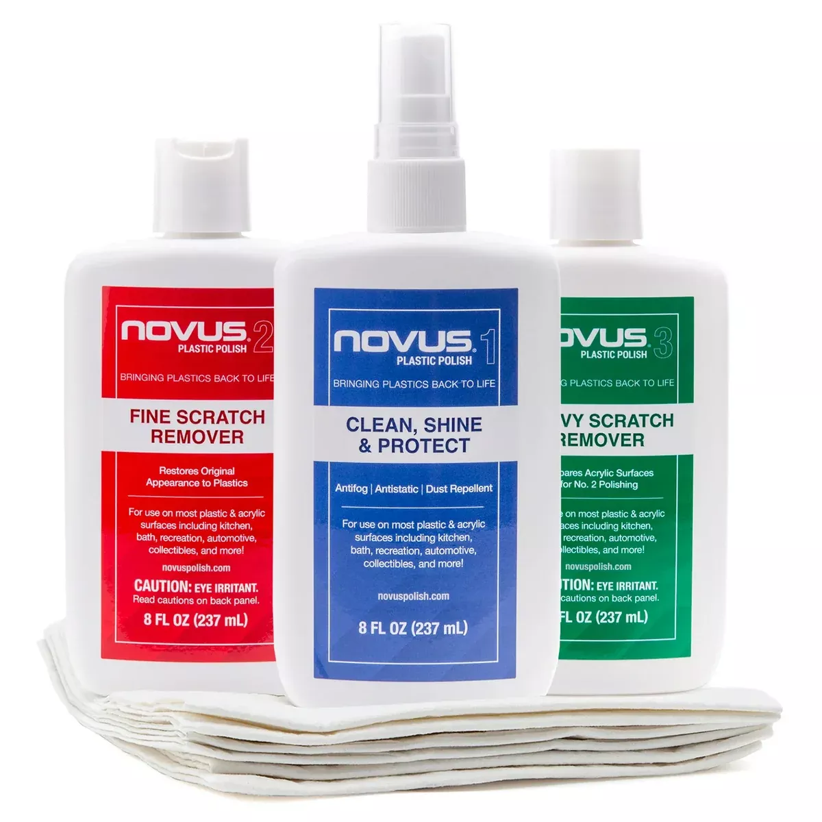 NOVUS Plastic Polish Kit - 8 oz