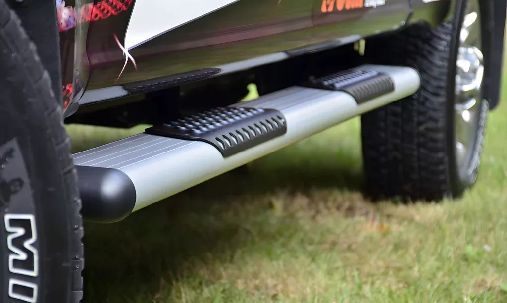 O-Mega Step II Aluminum Running Boards in Black or Satin for Sprinter 2007-Current