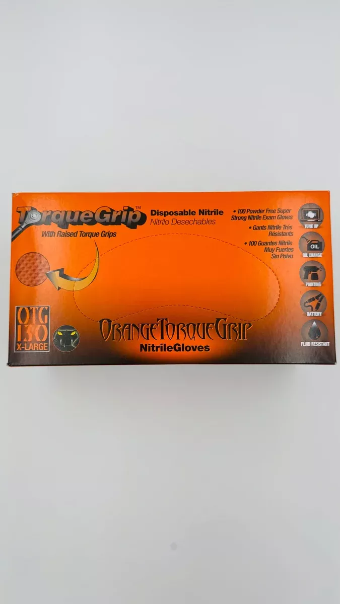Orange Torque 8 MIL Nitrile X-Large Box