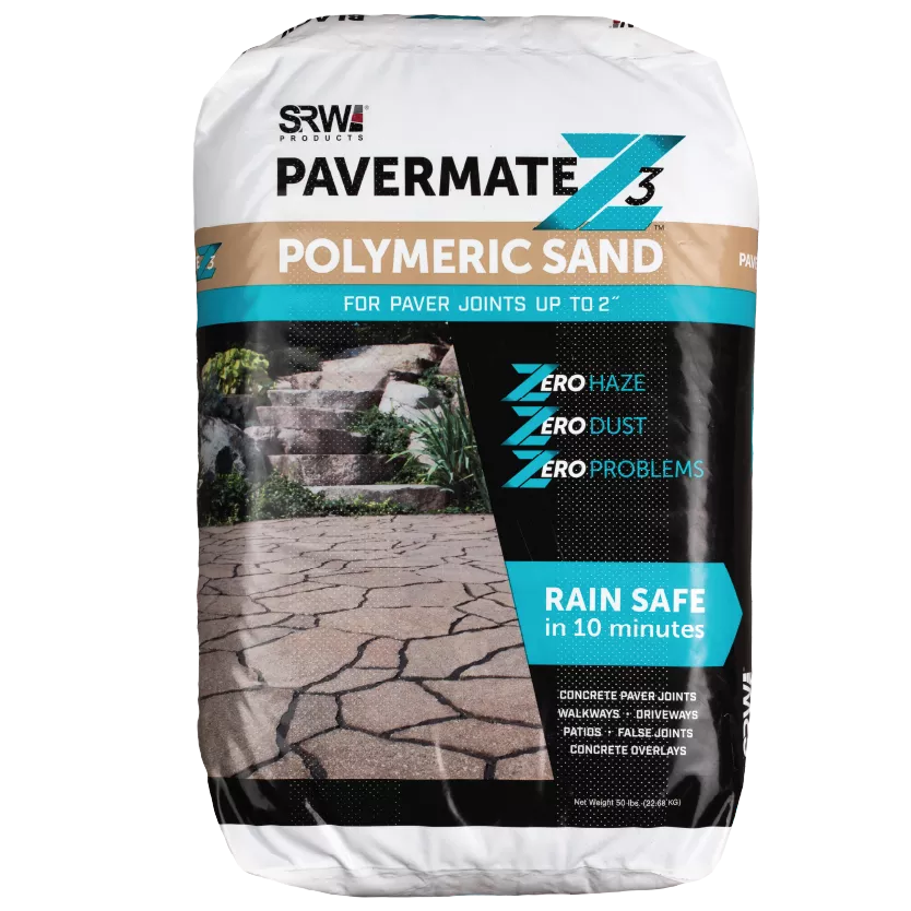Pavermate Z3™ Polymeric Sand – Zero Haze. Zero Dust. Zero Problems.