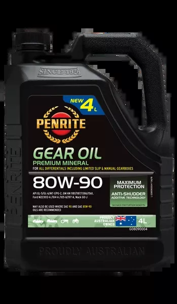 Penrite Gear Oil Mineral 80W-90 4L GO8090004