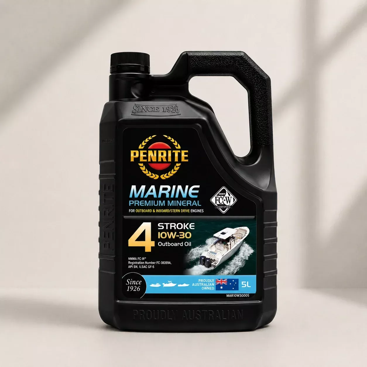 Penrite Marine Outboard 4 Stroke Oil 10W-30 5L - MAR10W30005