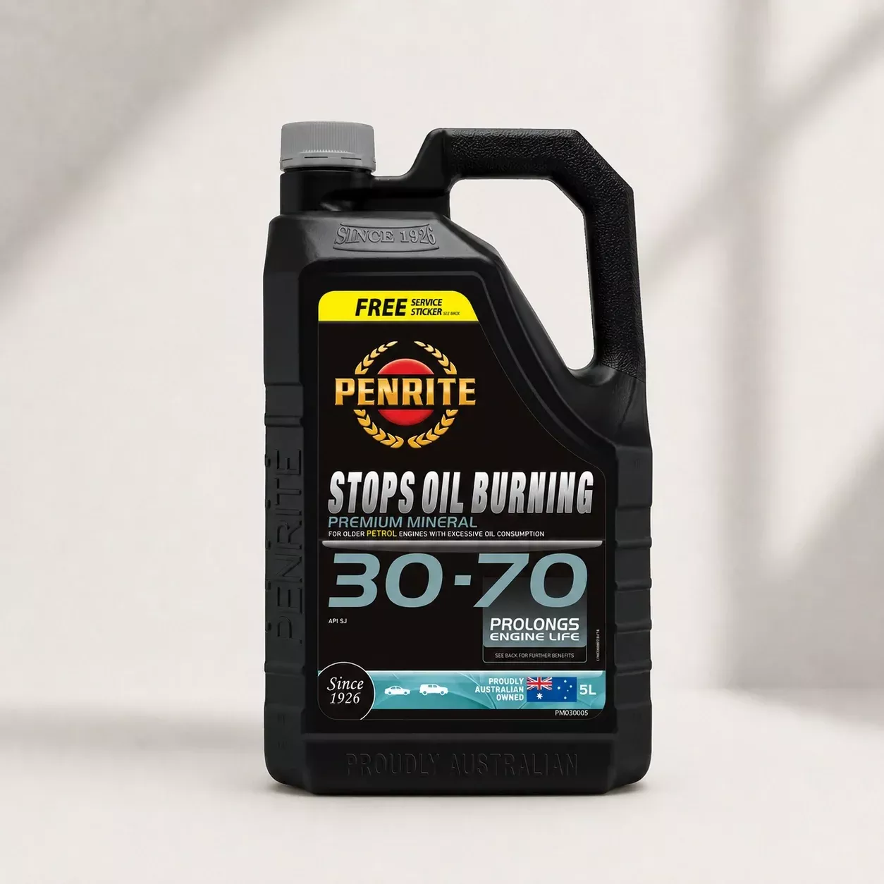 Penrite Stops Burning 30-70 Engine Oil 5L - PMO30005