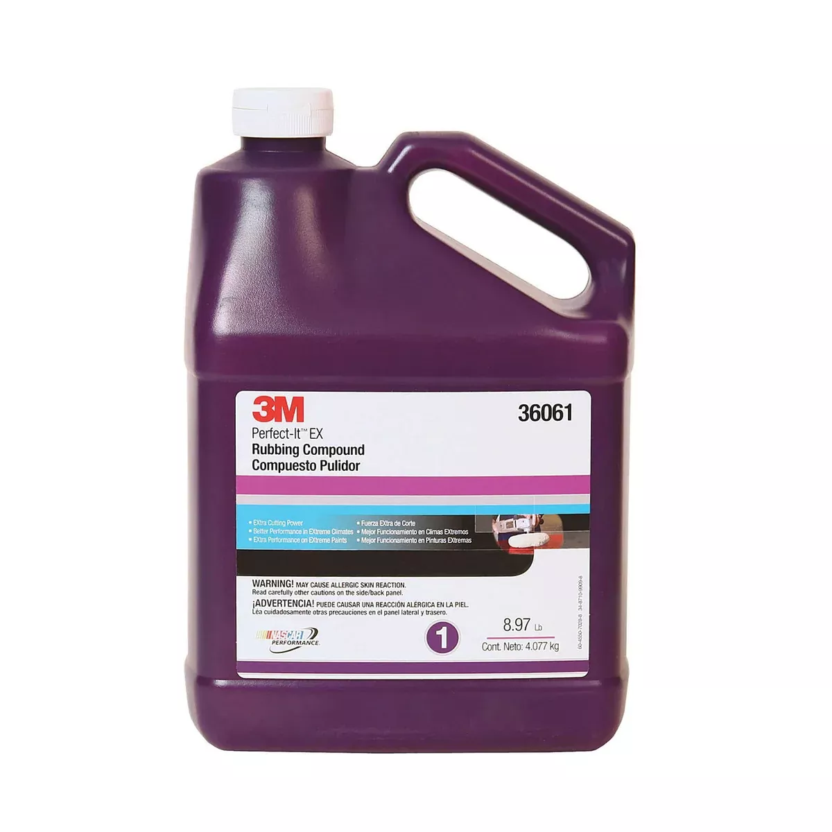 Perfect-It 36061 EX AC Rubbing Compound 1 gal White Liquid - High Performance Scratch Removal