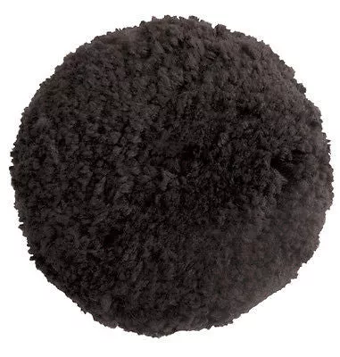 Presta 890140 Single Sided Wool Cutting Buffing Black Pad