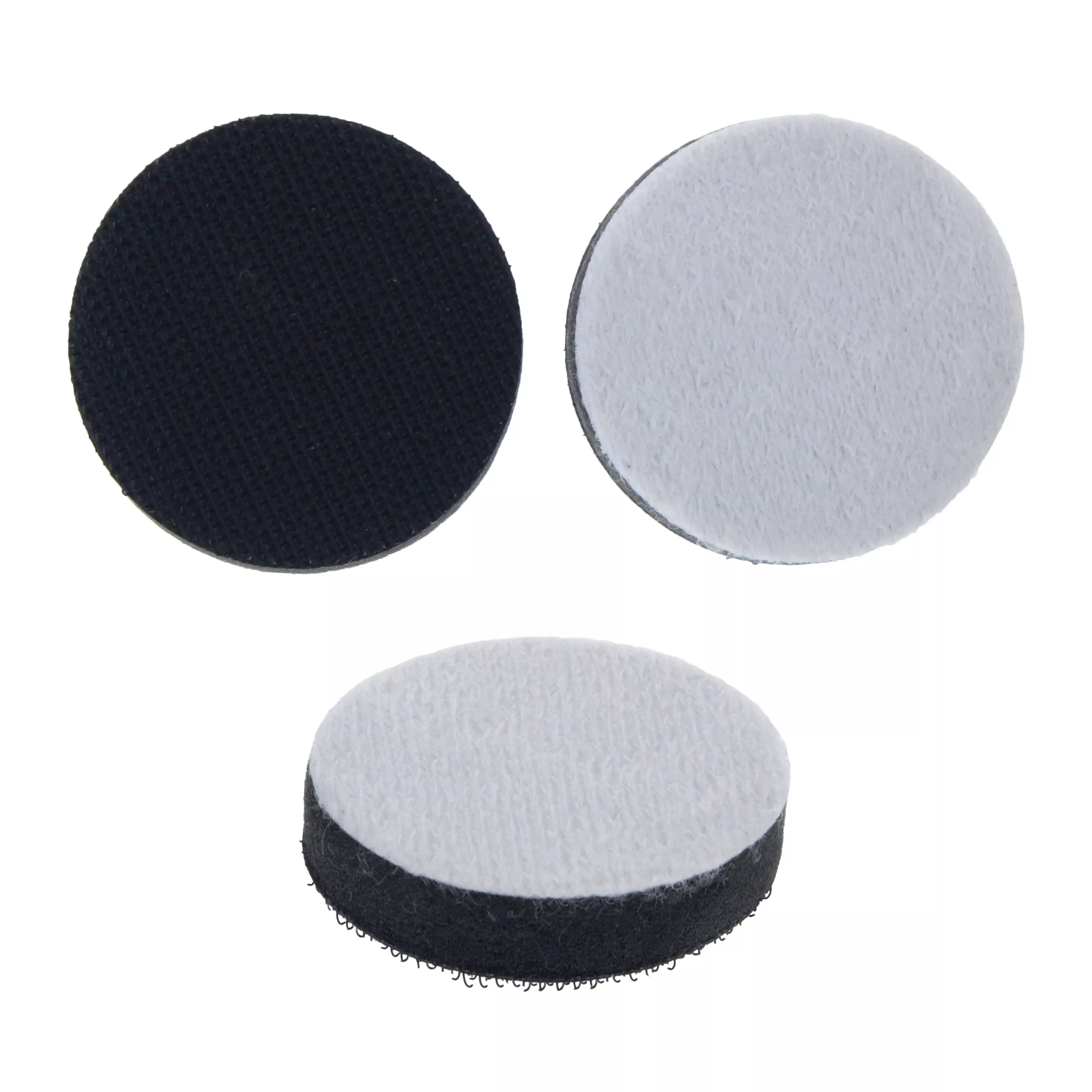 Pro Series 2" x 10mm Soft Density Interface Pad, 3 Pack - Hook & Loop Foam Cushion Used Between Sander Sanding Discs, Polisher Polishing Pad