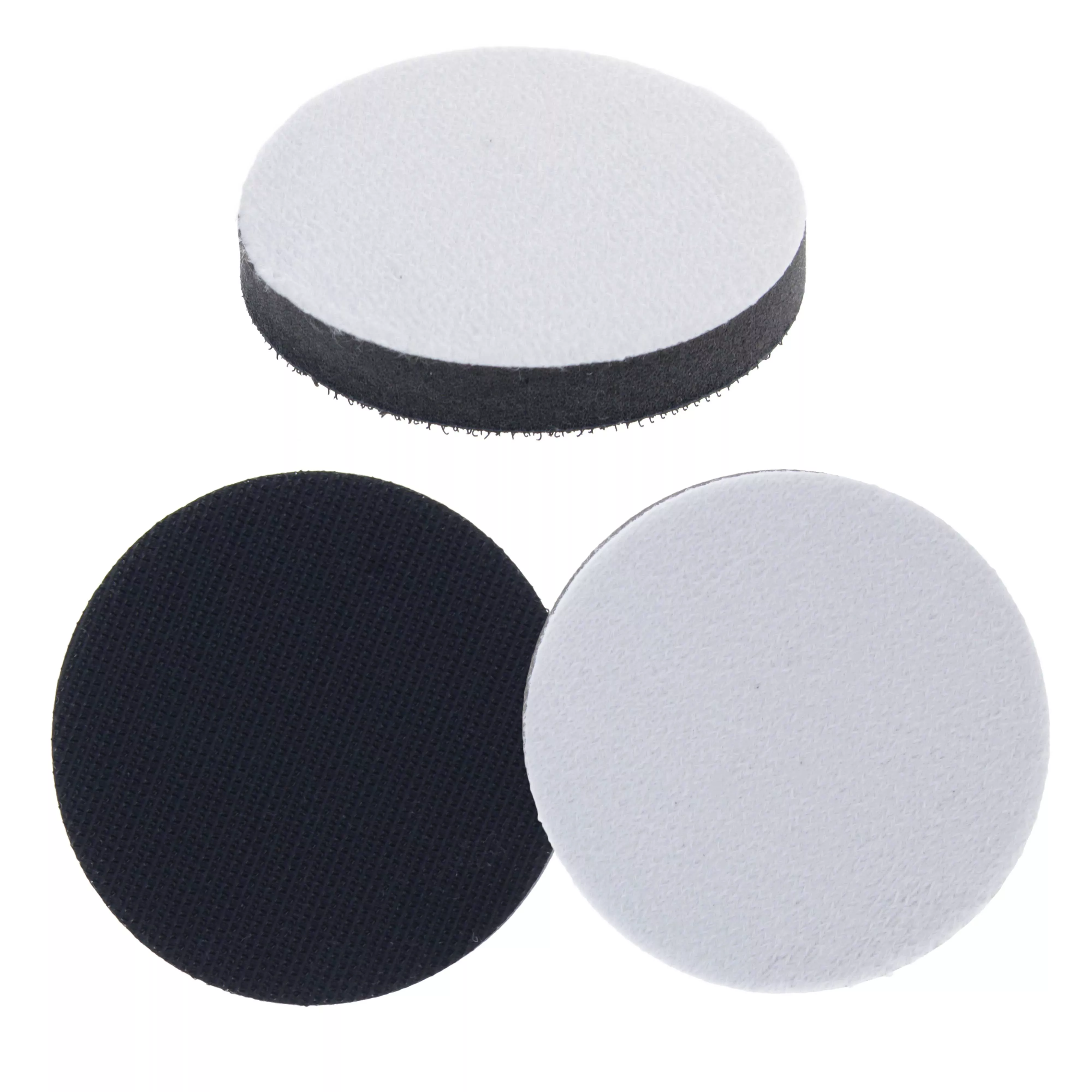 Pro Series 3" x 10mm Soft Density Interface Pad, 3 Pack - Hook & Loop Foam Cushion Used Between Sander Sanding Discs, Polisher Polishing Pad