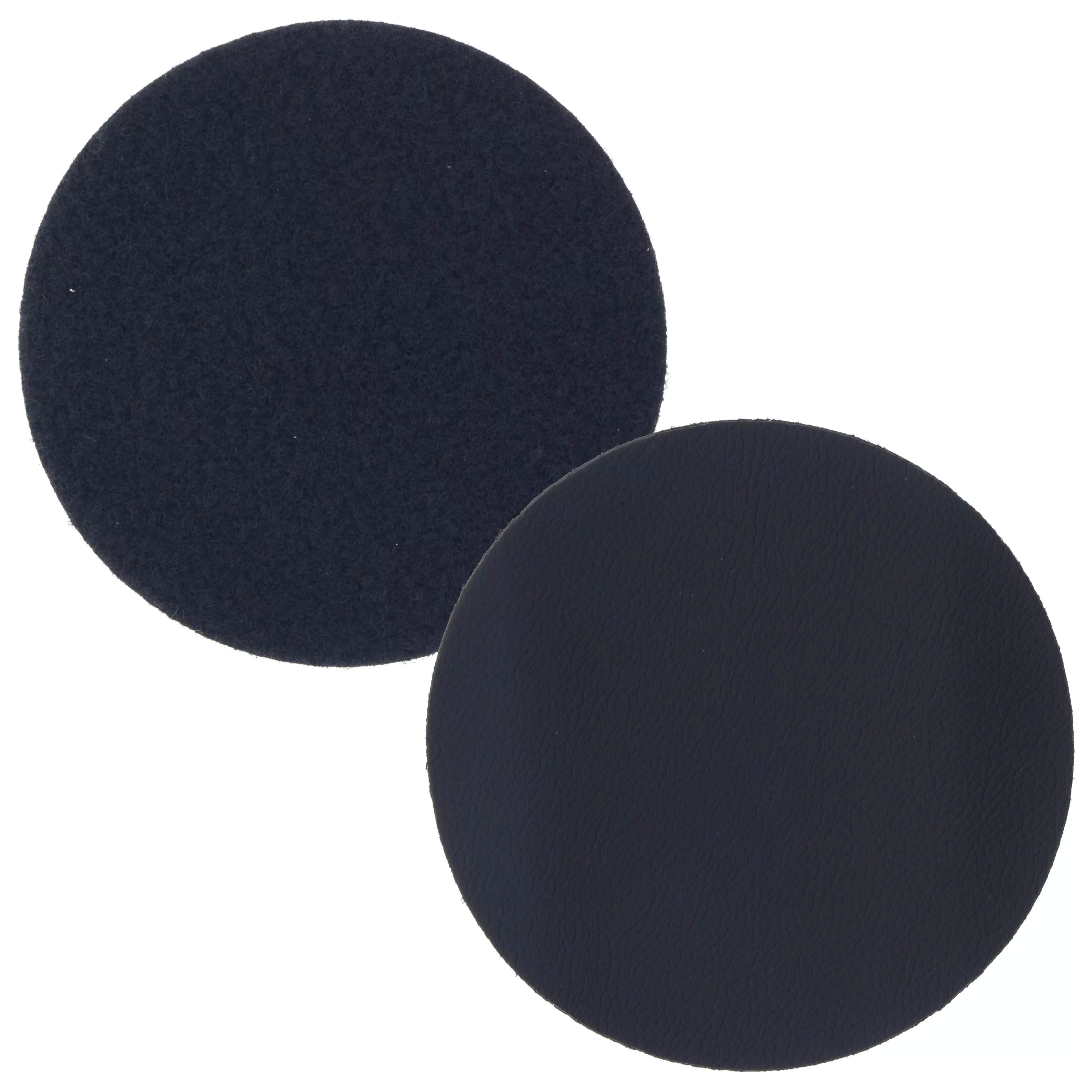 Pro Series 5" Round Hand Sanding Block Adaptor Sheets to Convert Hook &Loop Sanding Block Pads to PSA Sticky Pads, 2 Sheet Pack