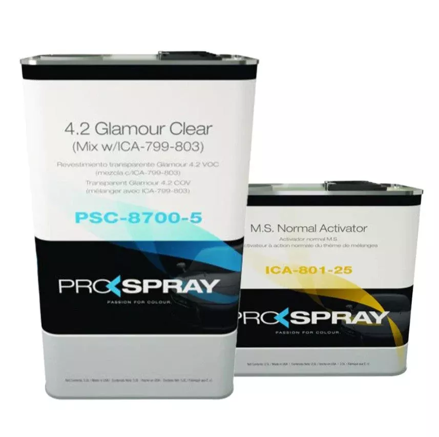 PRO-SPRAY PSC-8700 GLAMOUR CLEARCOAT (5 LITER) - KIT