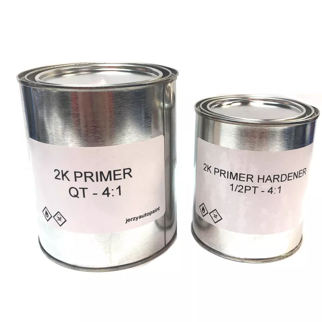 QUART 2K GRAY PRIMER WITH HARDENER 4:1 MIXING RATIO