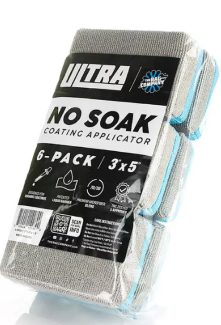 Rag Company No Soak Coating Applicator Kit 6-Pack