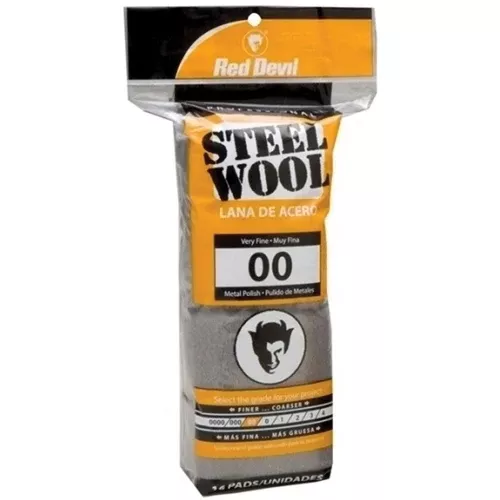 Red Devil Metal Polish Abrasive Wool #00 Grade Steel 0312