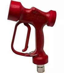 Red Stainless Steel Soft Wash Gun – Adjustable Wash Down Gun with Built-In Swivel