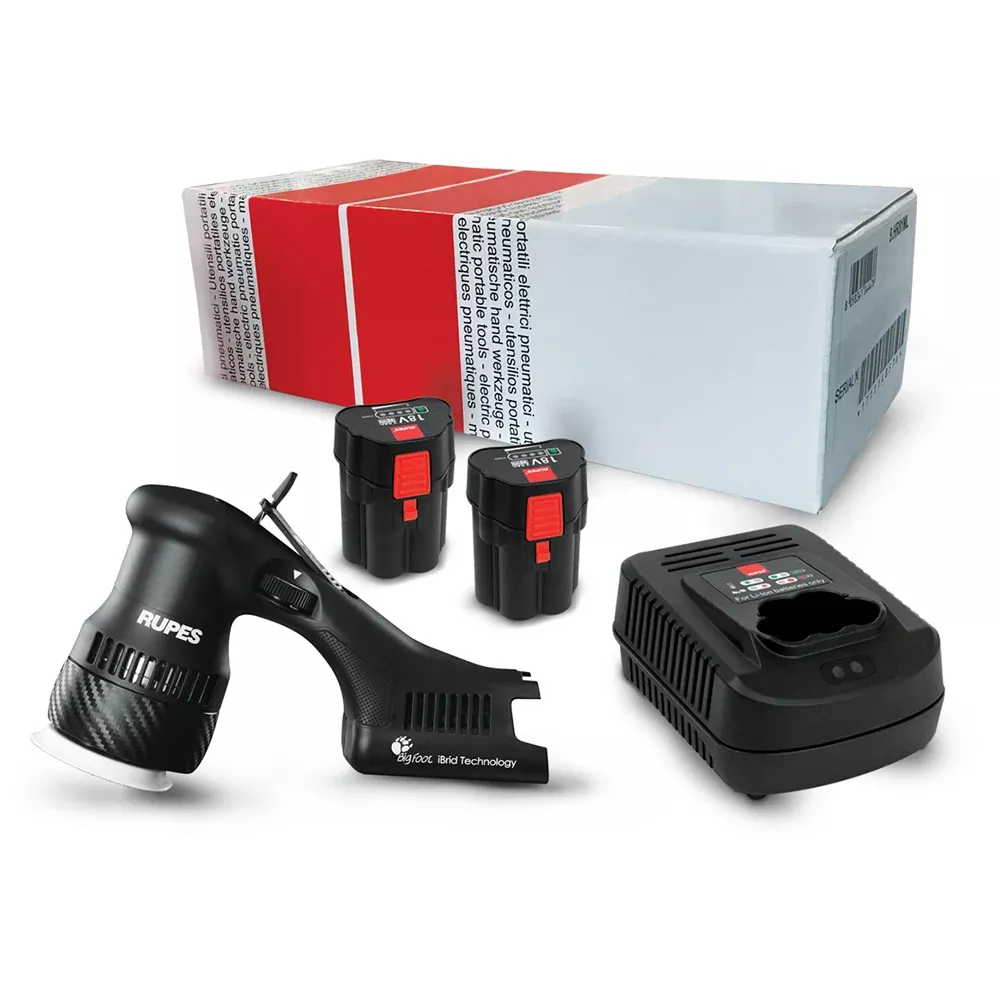 RUPES Bigfoot Mini iBrid 3" Cordless Polisher HLR75 - Starter Kit