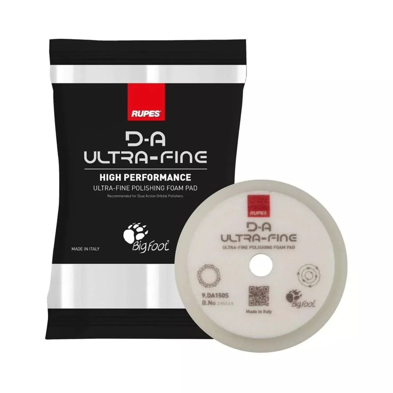 Rupes - D-A White Ultra-Fine FinishingFoam Pad