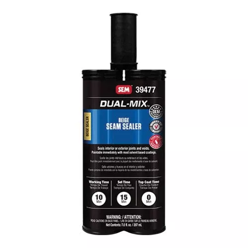 SEM Dual-Mix 39477 2-Component Seam Sealer 7 oz Beige Cartridge