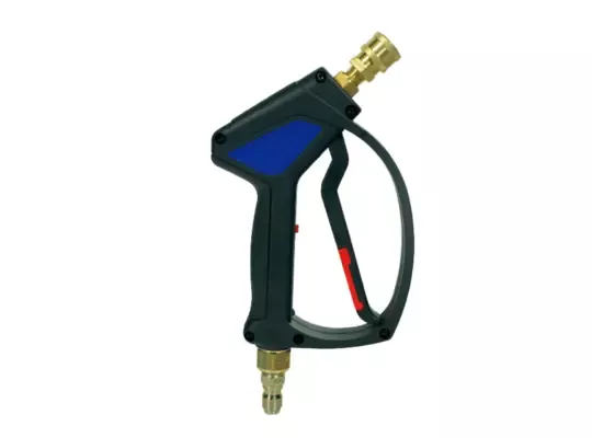 SG28 Spray Gun with Brass Plated Fittings Installed