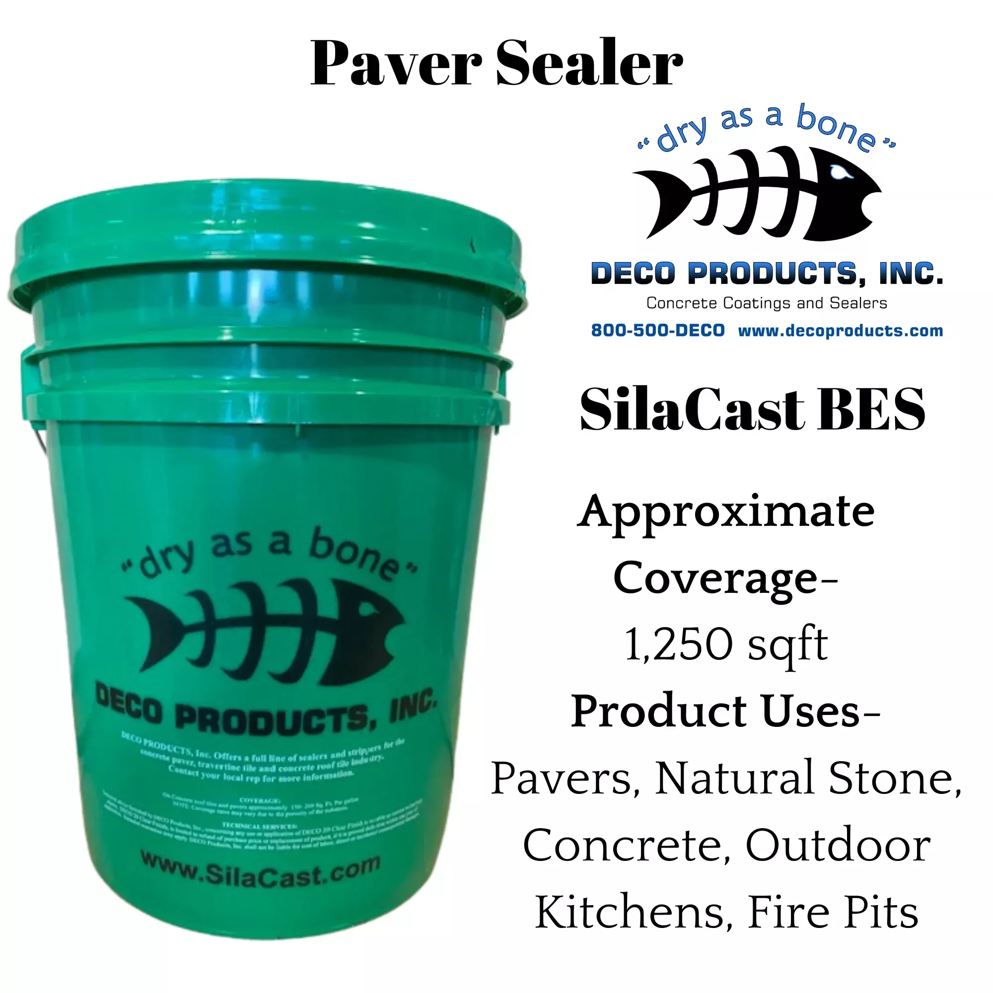 Silacast BES: Wet Look, No Strip Paver Sealer