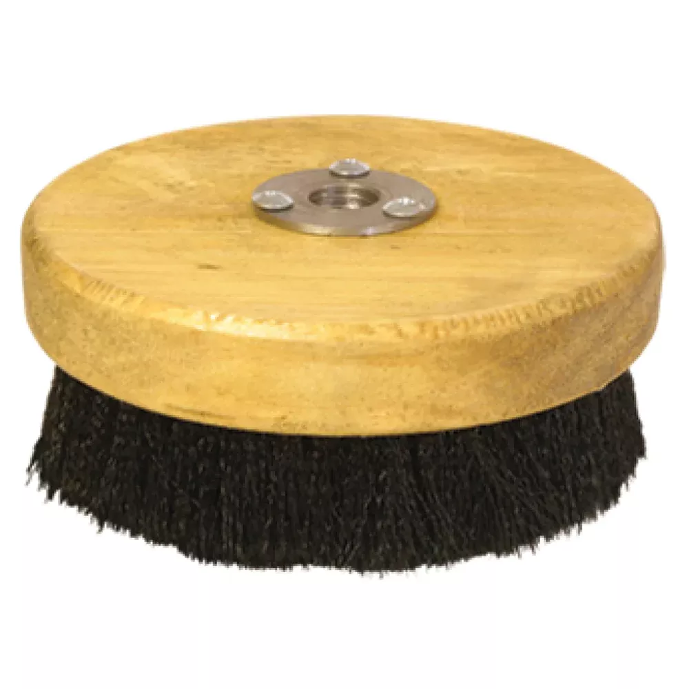 SM Arnold Carpet & Upholstery Wood Block Rotary Brush - 5 inch