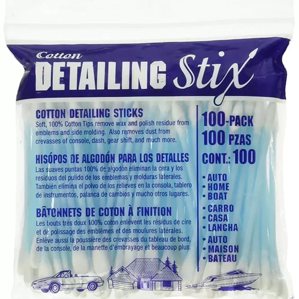 SM Arnold Cotton Detailing Stix (100-Pack)