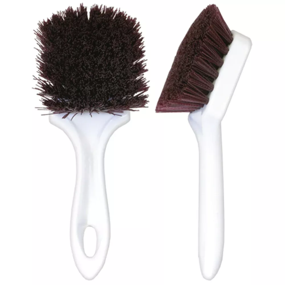 SM Arnold Professional Carpet, Upholstery & Floor Mat Brush - 8.5 inch - Burgundy Bristles