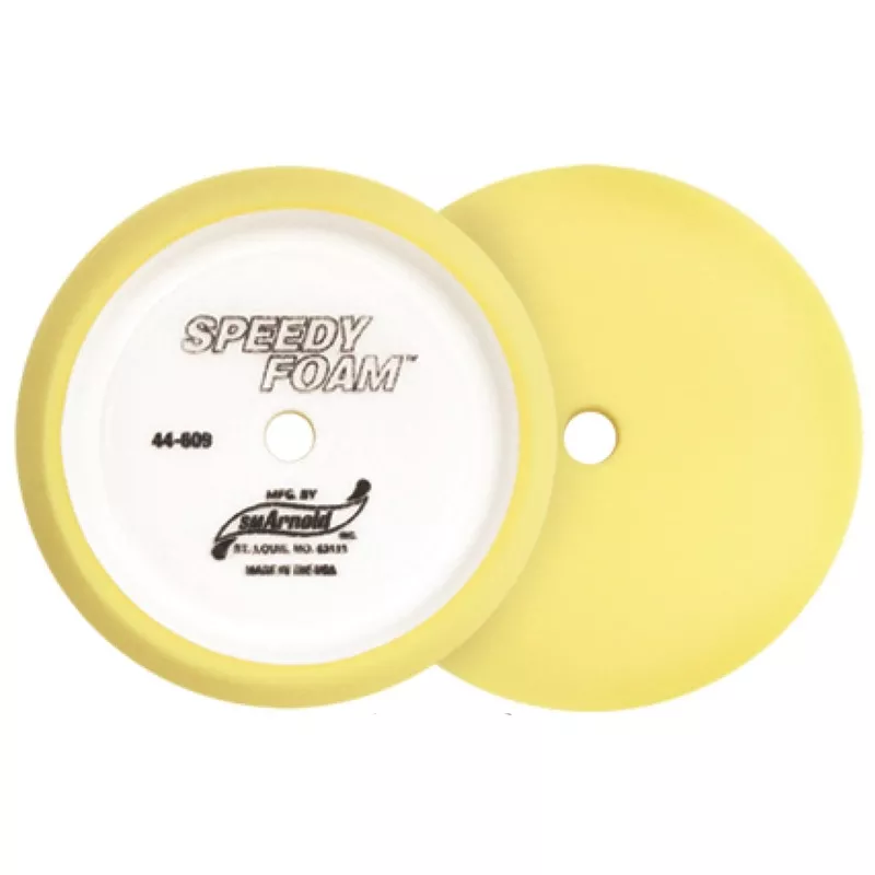 SM Arnold Speedy Foam Buffing Pad - 9 inch - Yellow