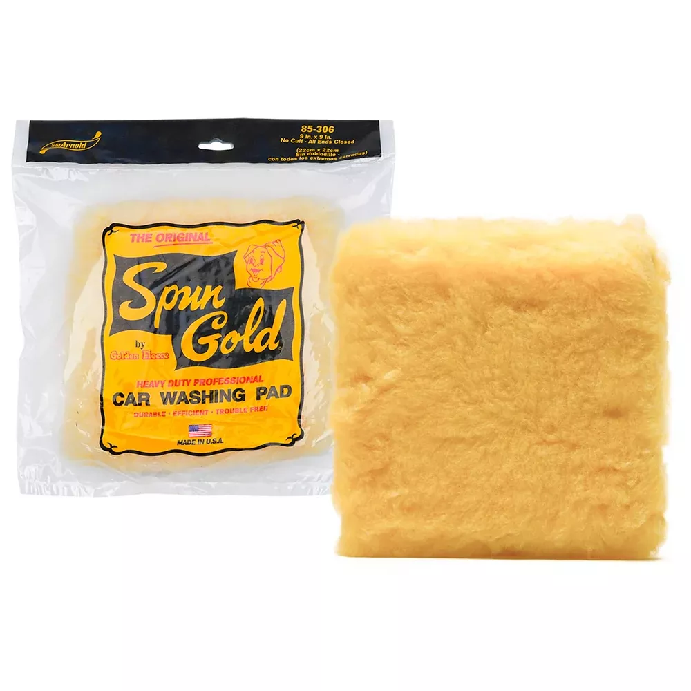 SM Arnold Spun Gold Wash Pad (No Cuff) - 9 inch