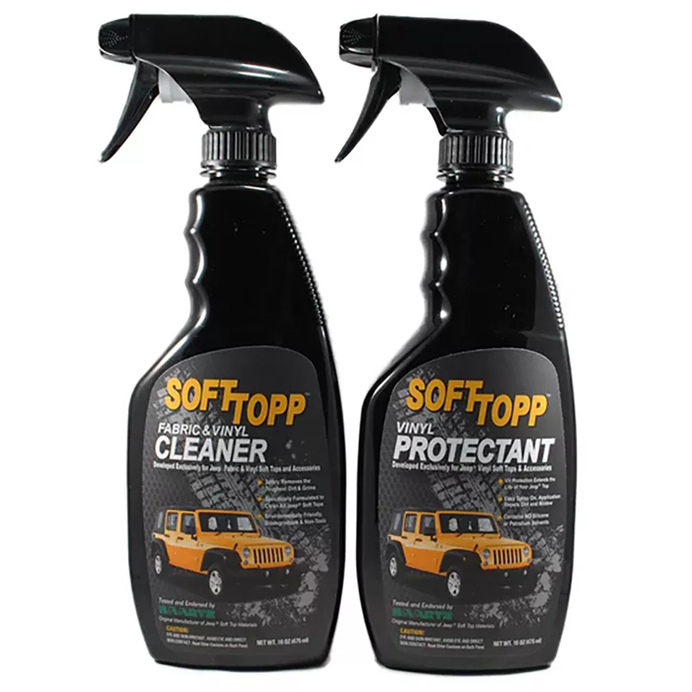 SoftTopp Jeep Vinyl Top Cleaner & Protectant Kit