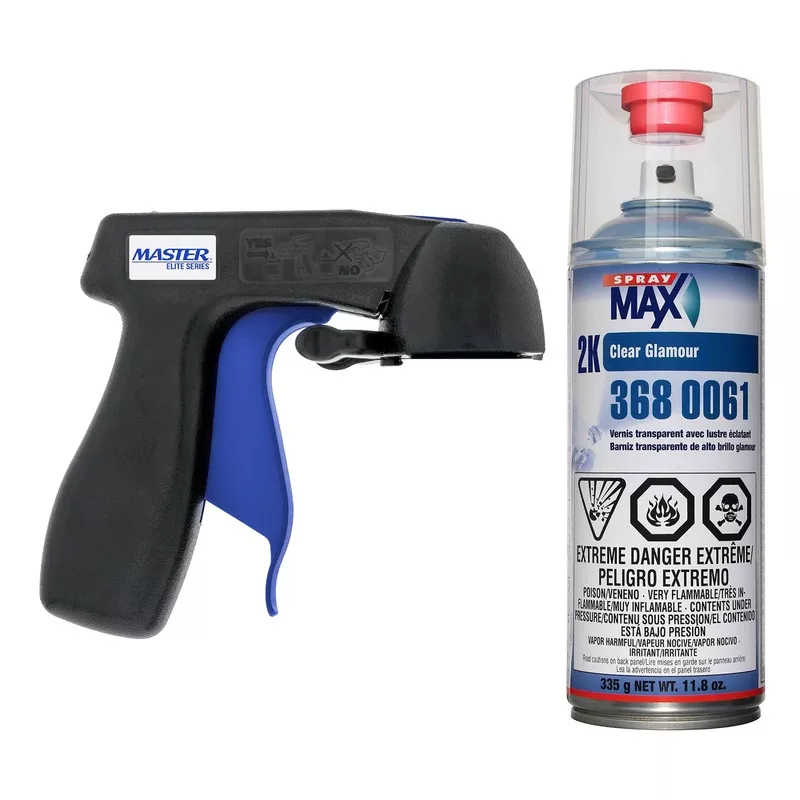 Spraymax 2K Clear Coat Aerosol Spray Can - High Gloss Automotive Clear Coat for Car Repair and New Paint Jobs - Two Stage Clear Coat - Professional