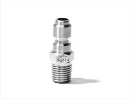 STAINLESS STEEL QC PLUG MPT