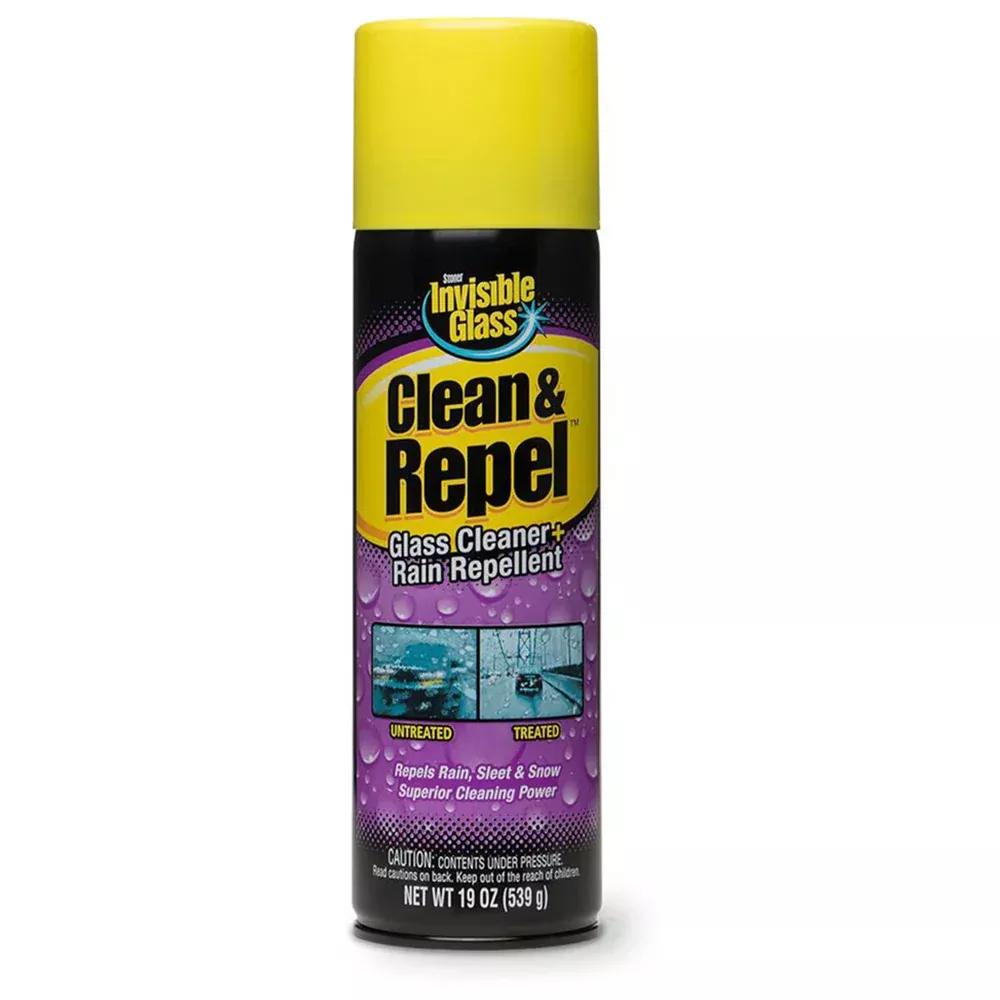 Stoner Invisible Glass Clean & Repel - Foaming Glass Cleaner + Rain Repellent - 19 oz