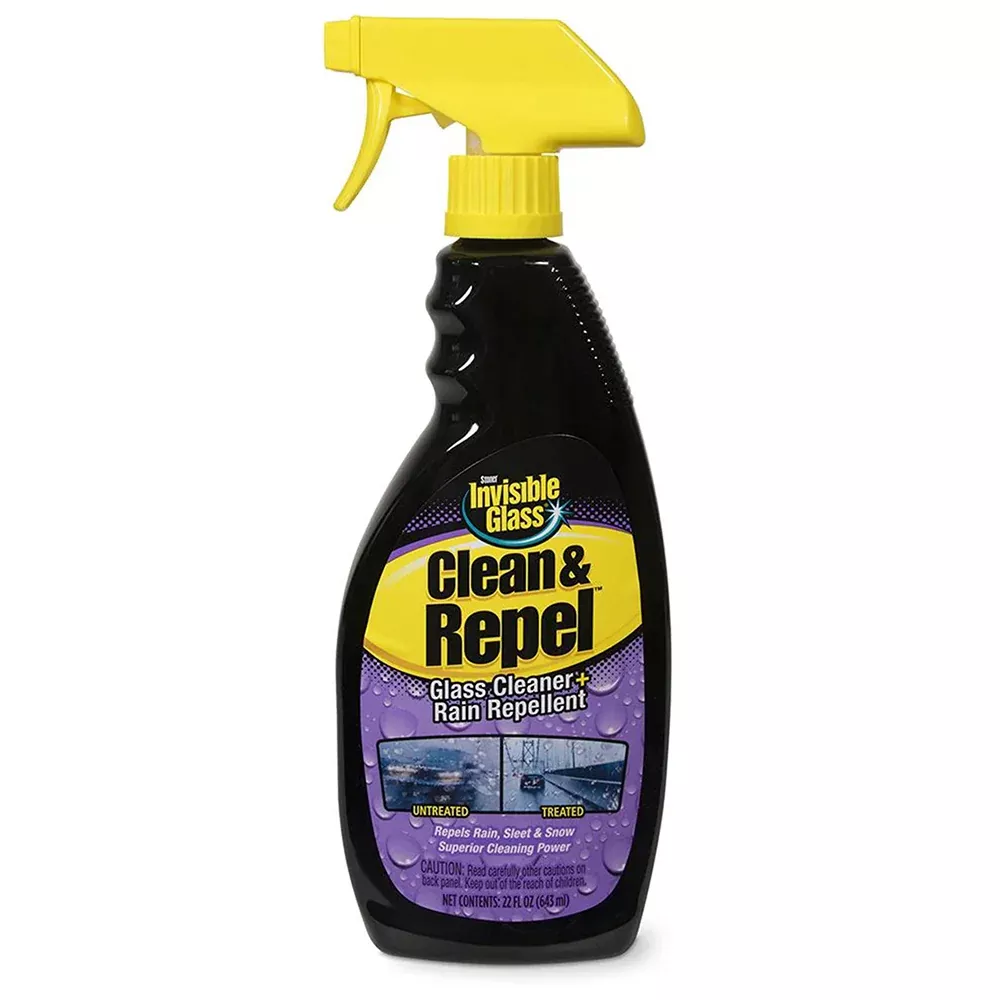 Stoner Invisible Glass Clean & Repel - Glass Cleaner + Rain Repellent - 22 oz