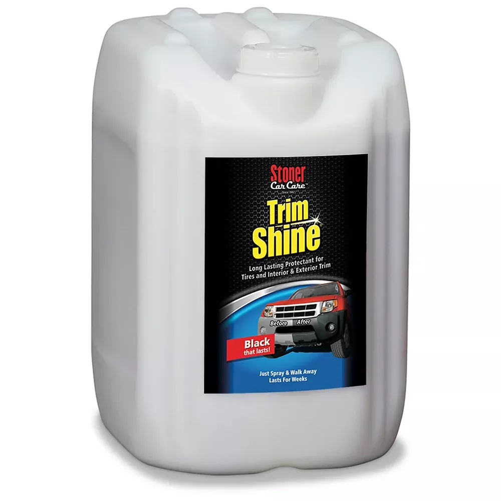 Stoner Trim Shine - Long Lasting Protectant for Tires & Interior Trim - 5 gal