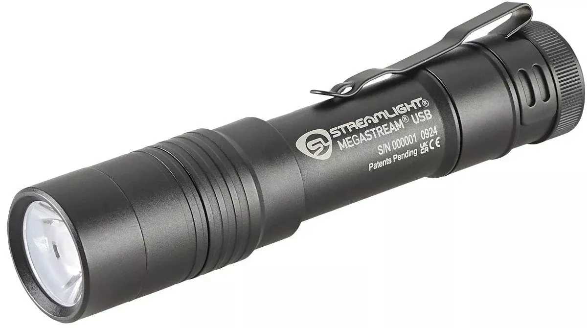 Streamlight MegaStream Rechargeable USB LED Flashlight Black 66210