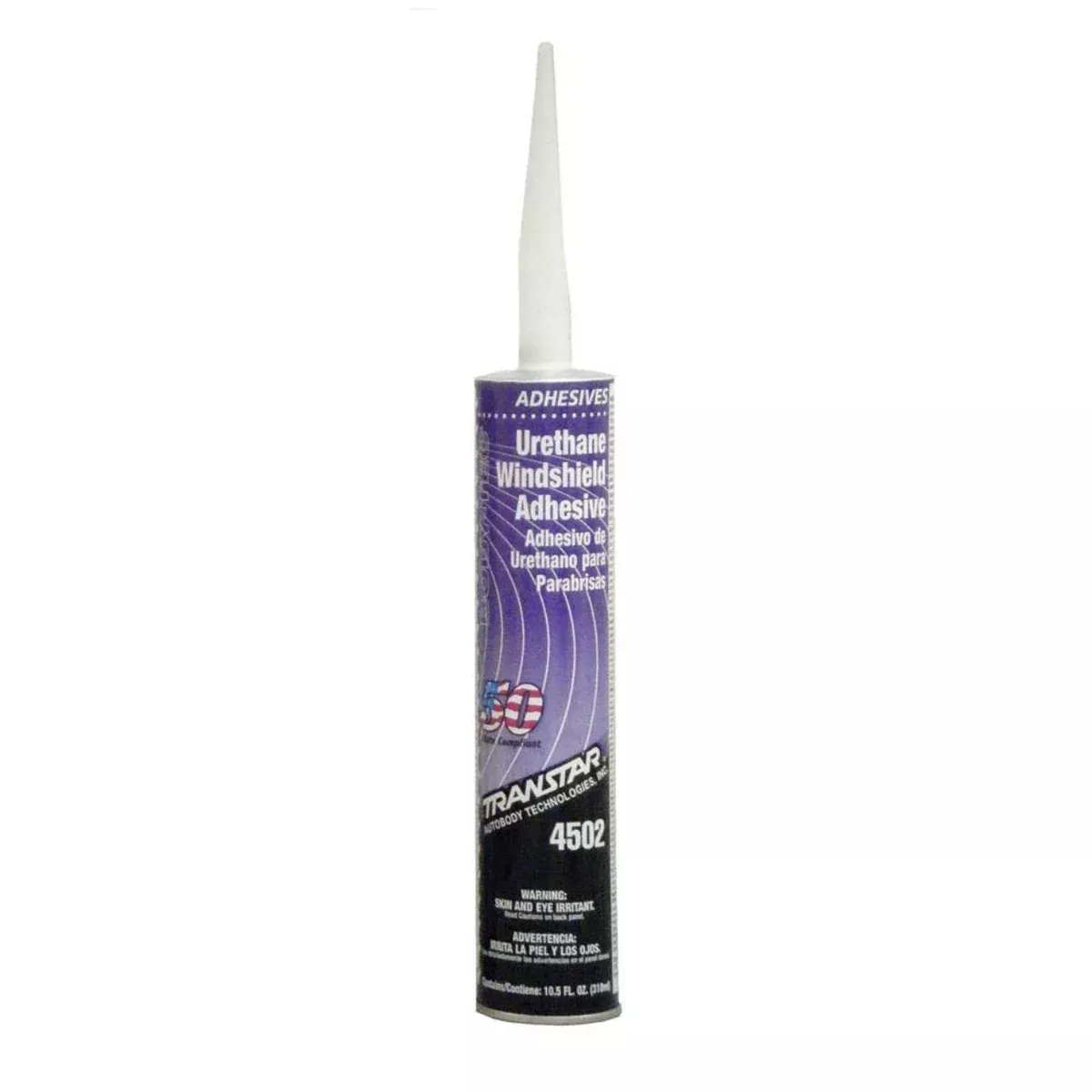 Transtar 4502 Windshield Adhesive 11 oz Black Paste for Glass and Pinchweld Bonding in Windshield