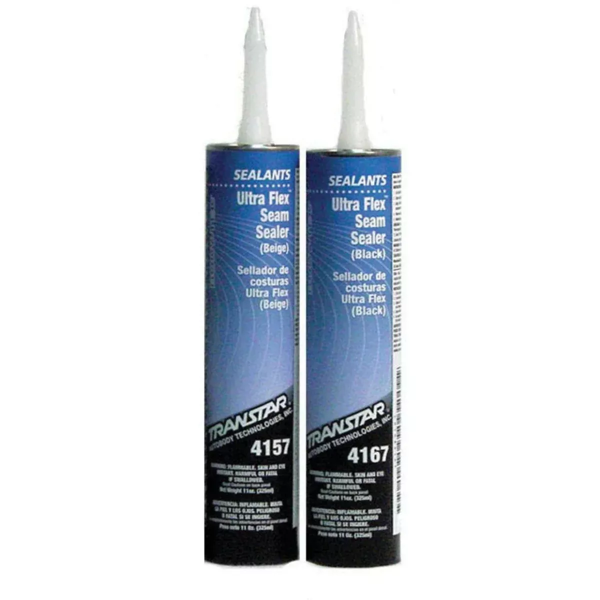 Transtar Ultra Flex 4167 Seam Sealer 11 oz Black Pasty Solid Cartridge