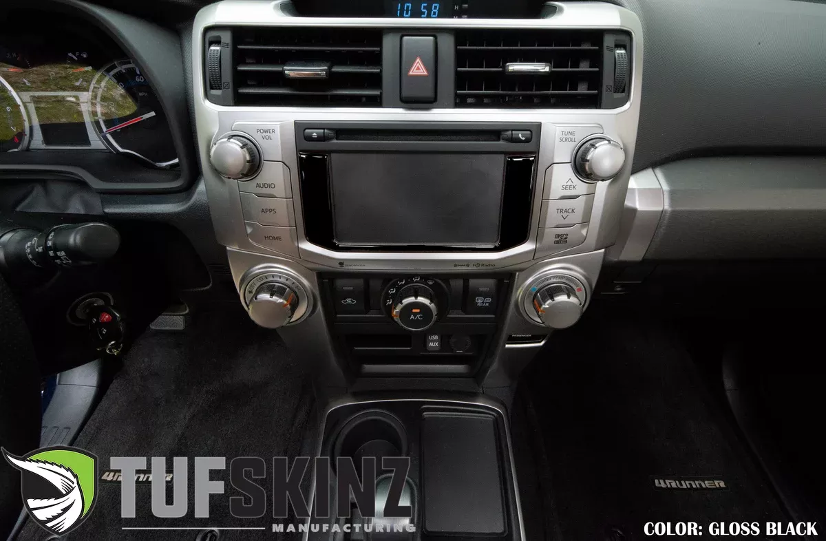 Tufskinz Lower Radio Display Accent Trim For 4Runner (2014-2024)