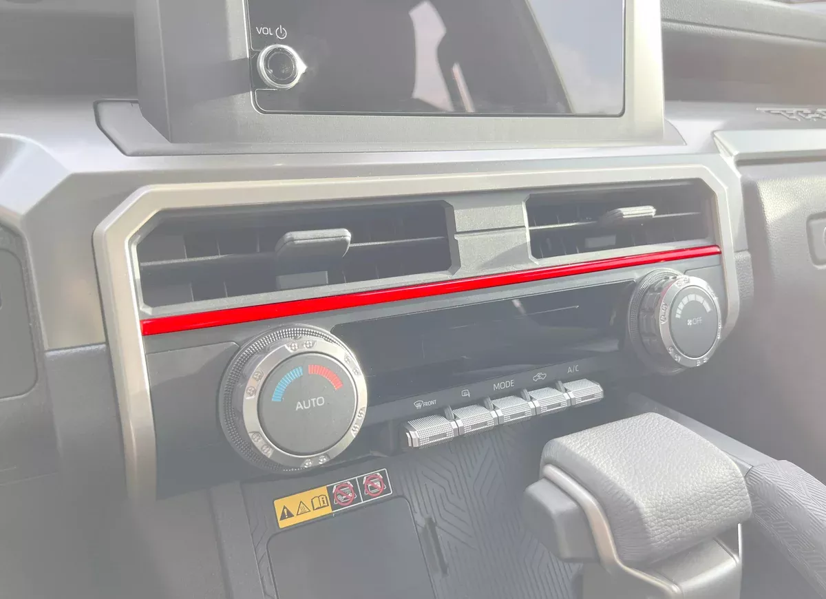 Tufskinz Strip Above Climate Control Accent Trim For 4Runner (2025-Current)