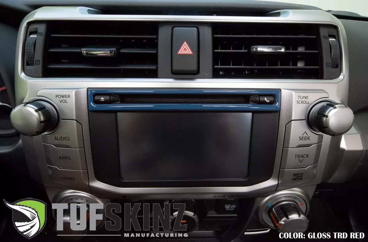 Tufskinz Upper Radio Display Accent Trim For 4Runner (2014-2024)