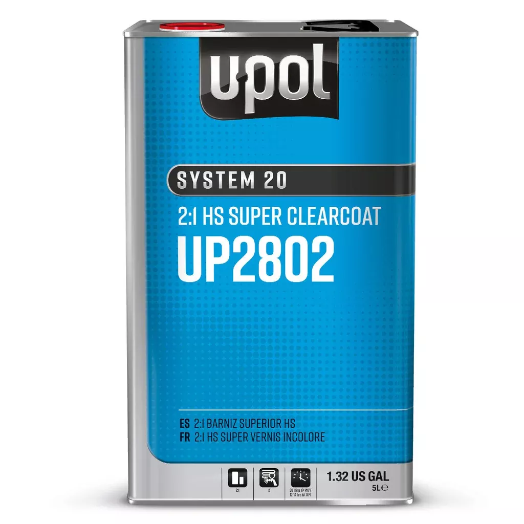 U-POL UP2802 National Rule 2:1 HS Super Clearcoat with Hardener