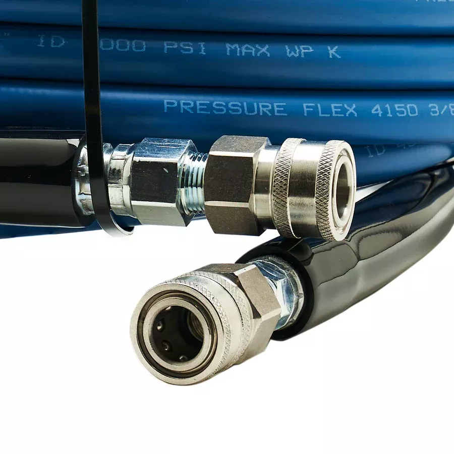 VELOCI KobraJet Smooth Blue 50’ 4,000 PSI w/ SS Coupler