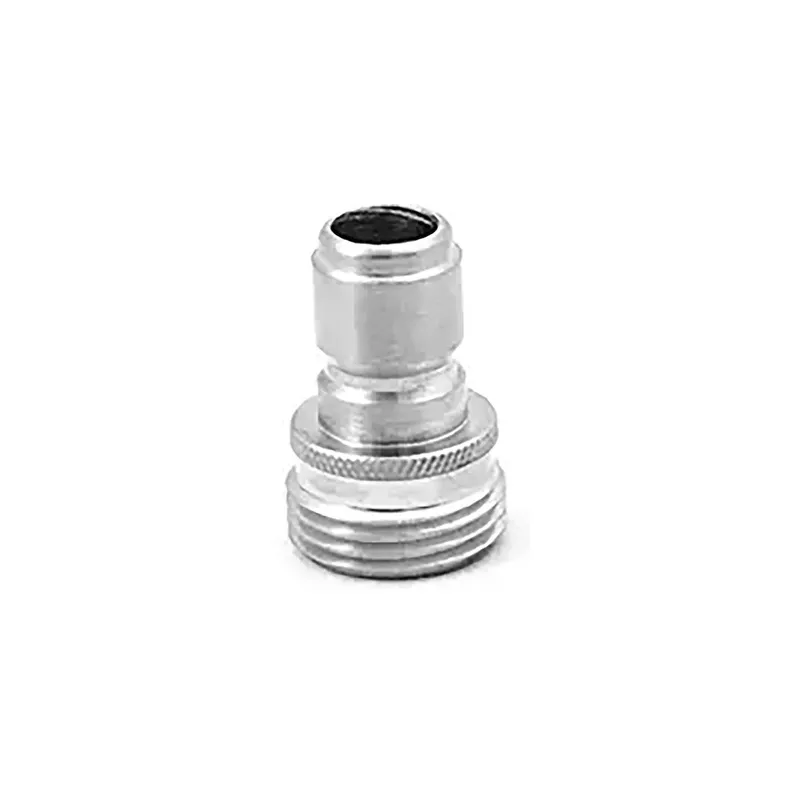 Veloci Stainless Steel Garden Hose QC Plug - 3/4 inch MGH