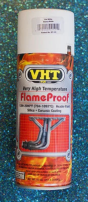 VHT SP101 Exhaust FlameproofFlat White High Temp