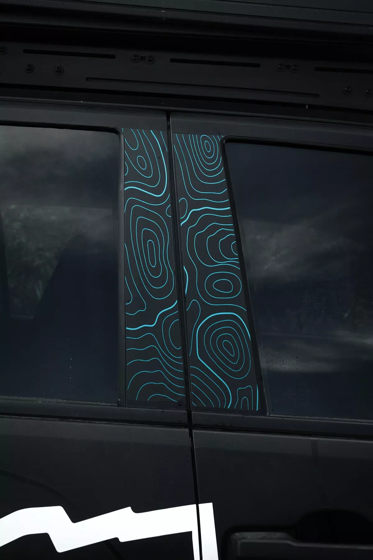 Vinyl Garage Topo B Pillar Decals For 4Runner (2025-Current)
