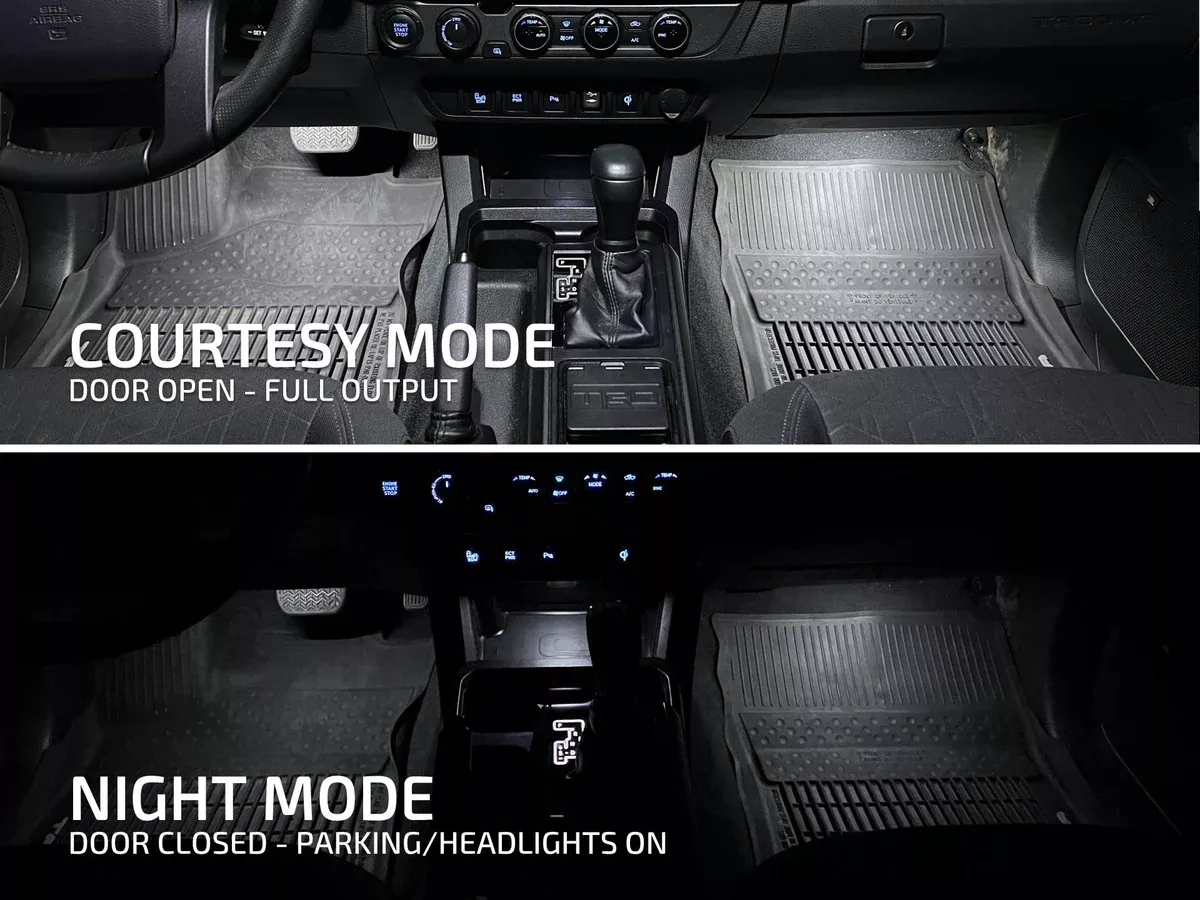 VLEDS Footwell LED Kit Dual Output For 4Runner (2010-2024)