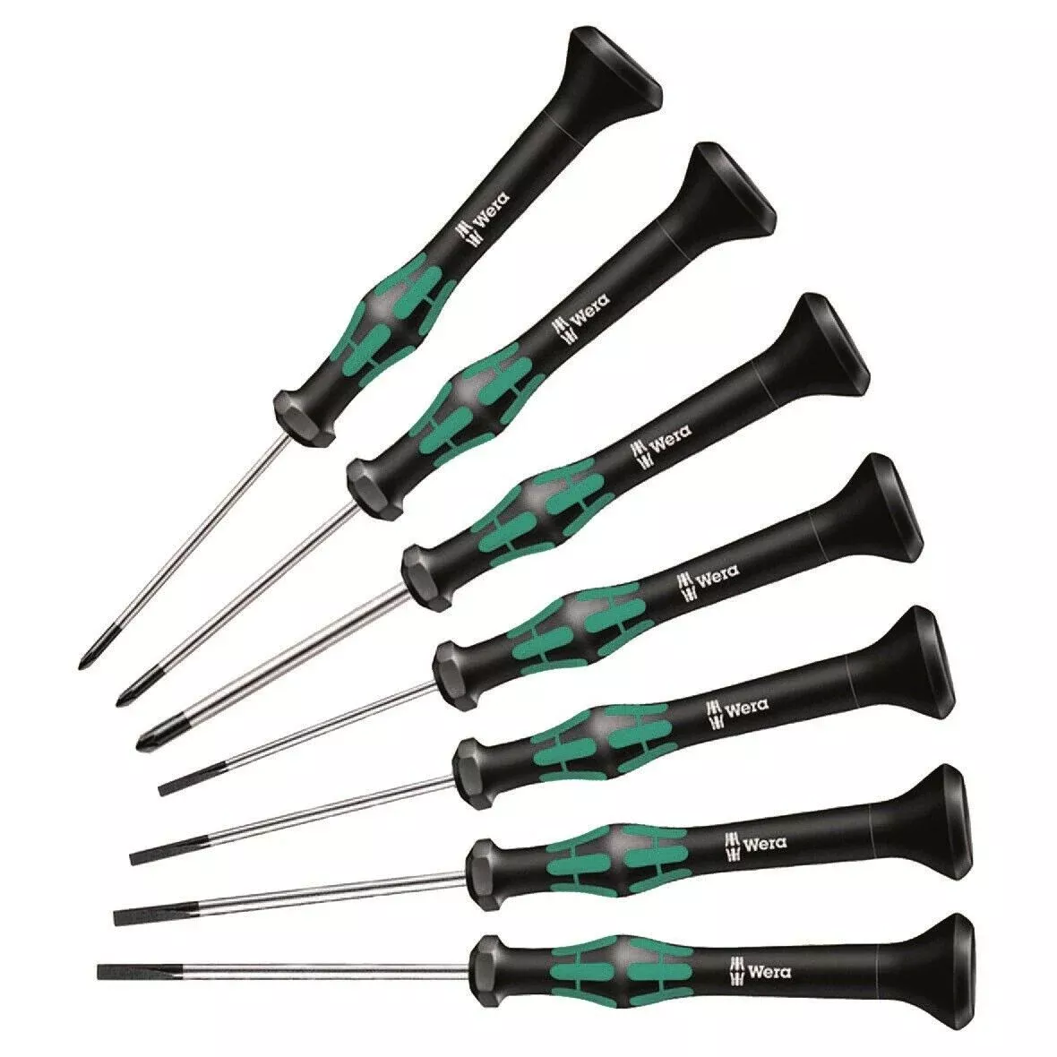 Wera 2035/2050 Kraftform Micro Precision Screwdriver Set 7 Piece 05345271001