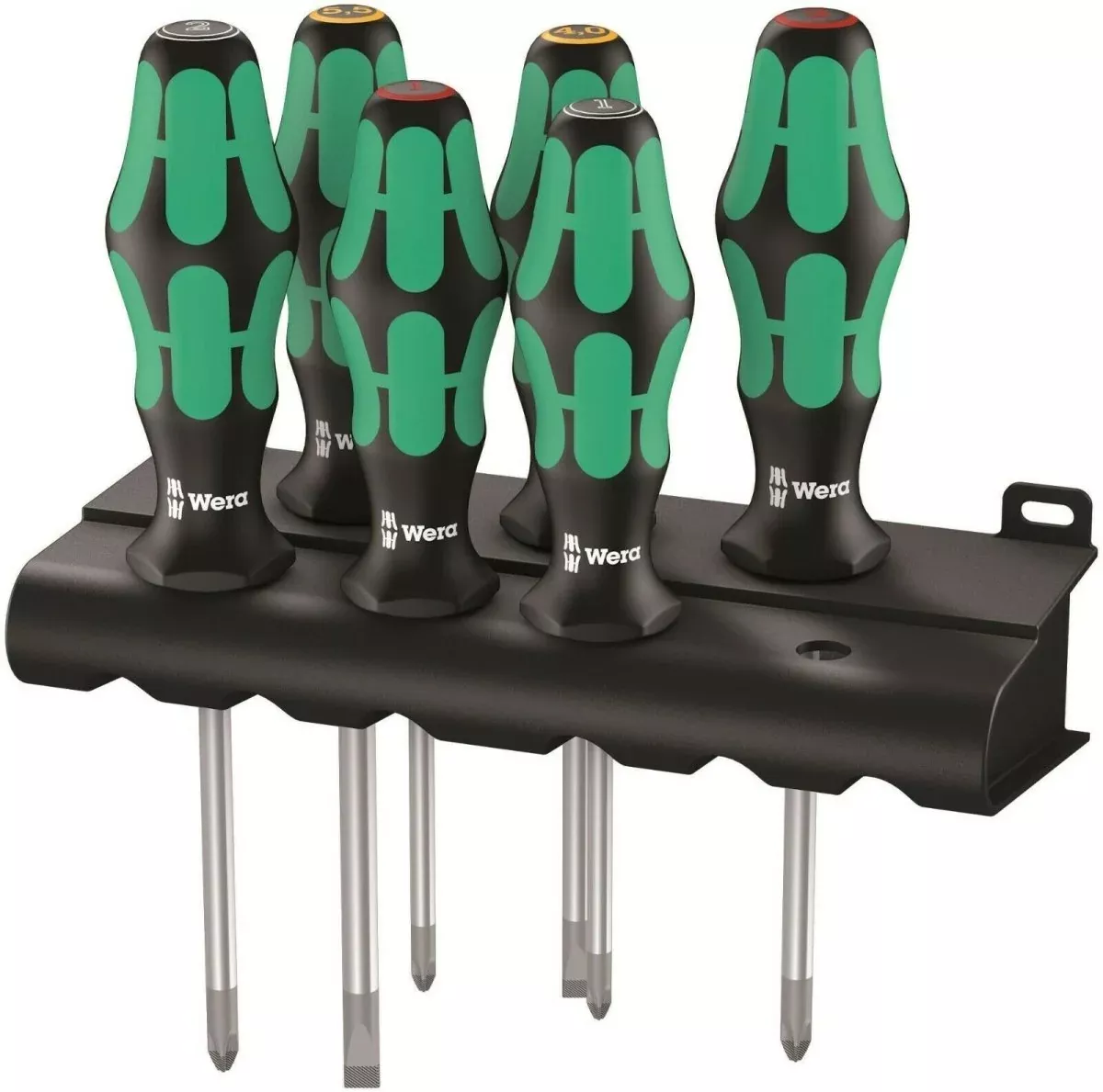 Wera 335/350/355/6 Kraftform Plus Lasertip Screwdriver Set 6 Piece 05105622001