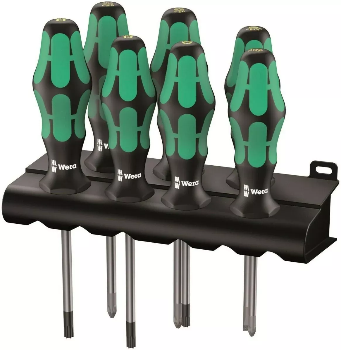 Wera 335/350/367/7 Kraftform Plus Lasertip Screwdriver Set 7 Piece 05320540001