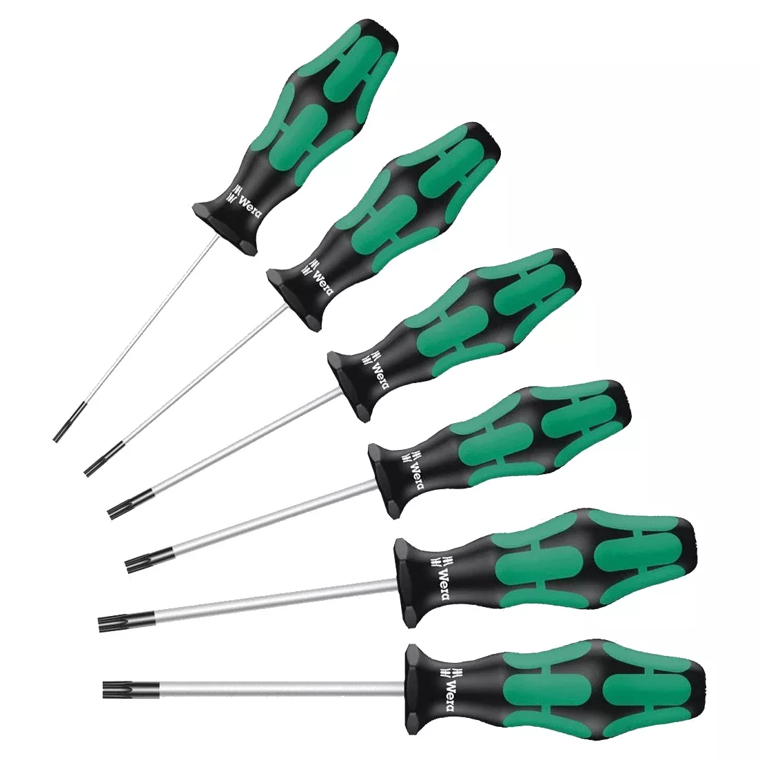 Wera 367/6 Kraftform Plus TORX Screwdriver Set 6 Piece 05345222001